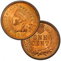 Indian Head Cent 1891