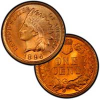 Indian Head Cent 1896