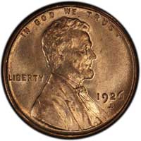 1926 S Lincoln Wheat Cent