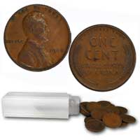 Lincoln Wheat Cent Roll 1942