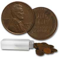 Lincoln Wheat Cent Roll 1945