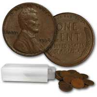 Lincoln Wheat Cent Roll 1954