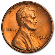 1966 Lincoln Cent
