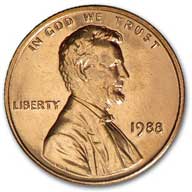 1988 Lincoln Cent