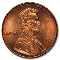 1994 Lincoln Cent
