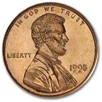 1998 Lincoln Cent