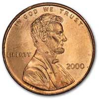2000 Lincoln Cent