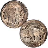 1934 D Buffalo Nickel