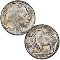 1936 S Buffalo Nickel