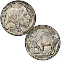 1937 S Buffalo Nickel