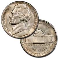 1940 S Jefferson Nickel