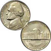 1976 Jefferson Nickel