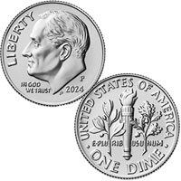 2024 Roosevelt Dime