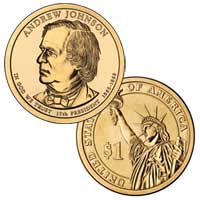 Andrew Johnson Presidential Dollar 2011