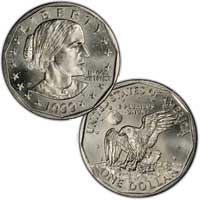 1999 Susan B. Anthony Dollar