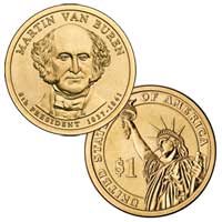 Martin Van Buren Presidential Dollar 2008