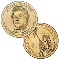 Millard Fillmore Presidential Dollar 2010