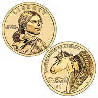 Native American $1 Coin 2012