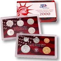 2000 United States Mint Silver Proof Set (V00)