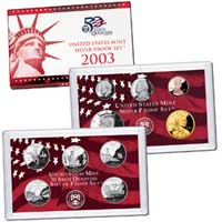 2003 United States Mint Silver Proof Set (V03)