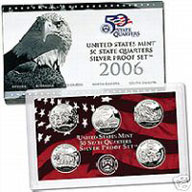 2006 United States Mint 50 State Quarters Silver Proof Set (V61)