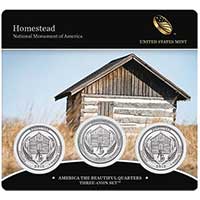Homestead National Monument of America Quarter - 3 Coin Set (Nebraska) 2015