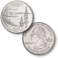 2005 Oregon Quarter