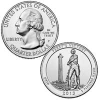 Perry's Victory and International Peace Memorial Quarter (Ohio) 2013