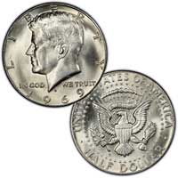 Kennedy Half Dollar 1969