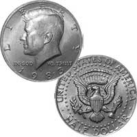 Kennedy Half Dollar 1983