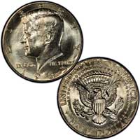 Kennedy Half Dollar 1985