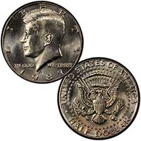 Kennedy Half Dollar 1987