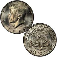 Kennedy Half Dollar 1988