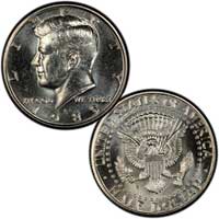 Kennedy Half Dollar 1989