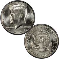 Kennedy Half Dollar 1990