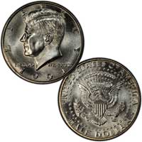 Kennedy Half Dollar 1991