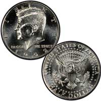 Kennedy Half Dollar 1992