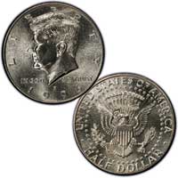 Kennedy Half Dollar 1996