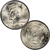 Kennedy Half Dollar 1998