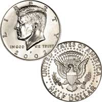 Kennedy Half Dollar 2002