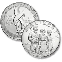 Civil Rights Act of 1964 Silver Dollar (2014)
