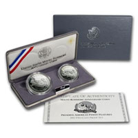 1991 Mount Rushmore Two Coin Set
