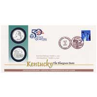 2001 - Kentucky First Day Coin Cover (Q24)