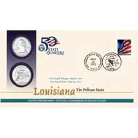 2002 - Louisiana First Day Coin Cover (Q27)