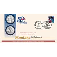 2007 - Montana First Day Coin Cover (Q50)