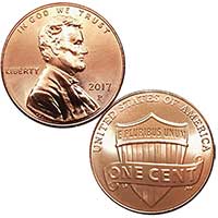 Lincoln Cent 2017