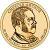 Chester Arthur Presidential Dollar 2012